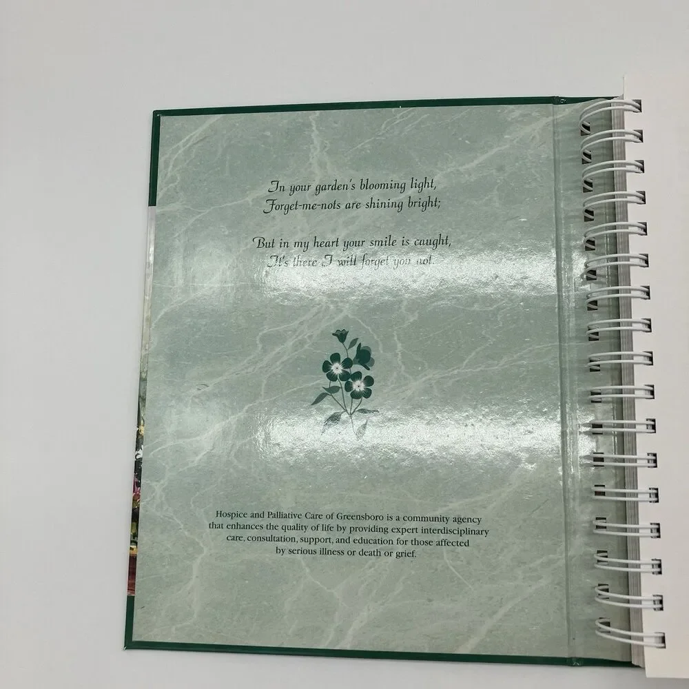 Forget Me Not Cookbook From Hospice Care Greensboro NC‎ Memories/ Comfort Food